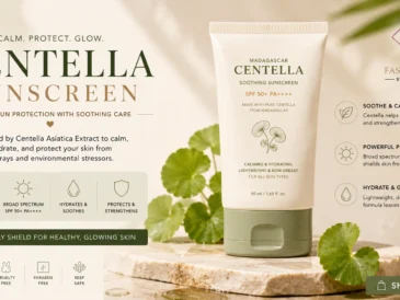 Calm and protect with Centella sunscreen