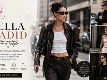 Bella Hadid street style editorial