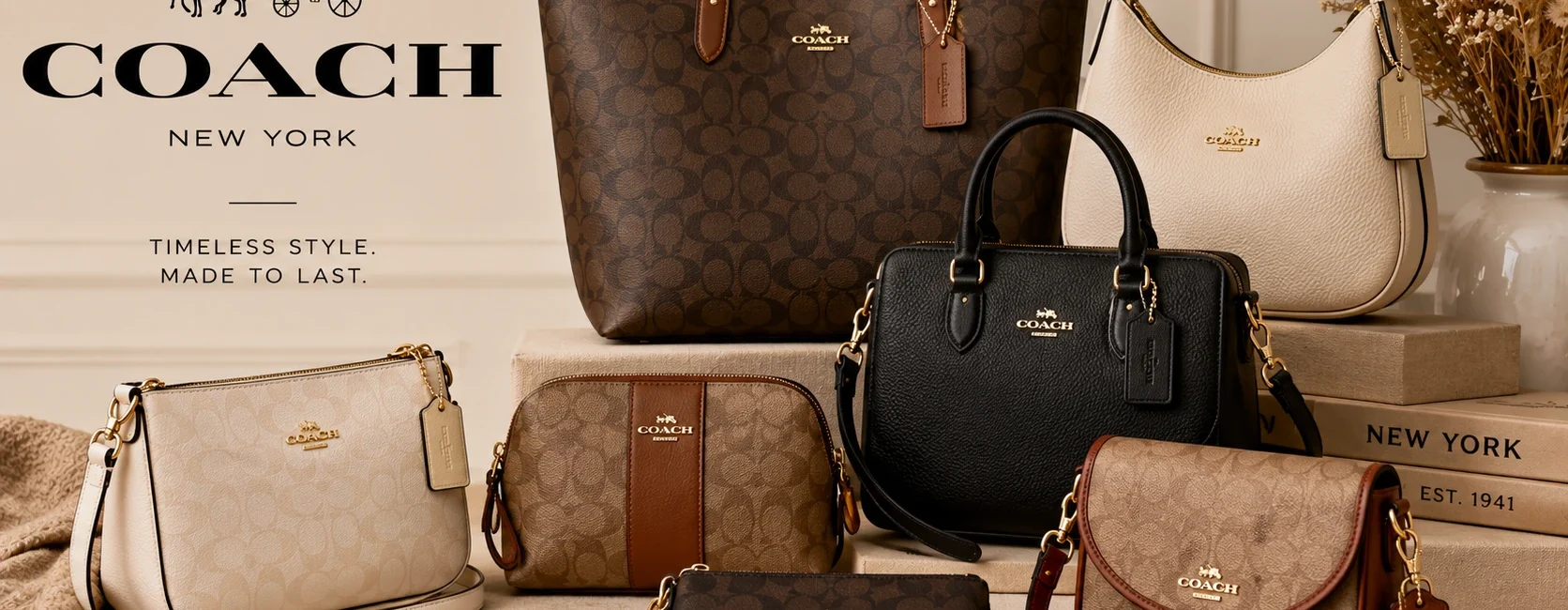 Timeless elegance with Coach handbags