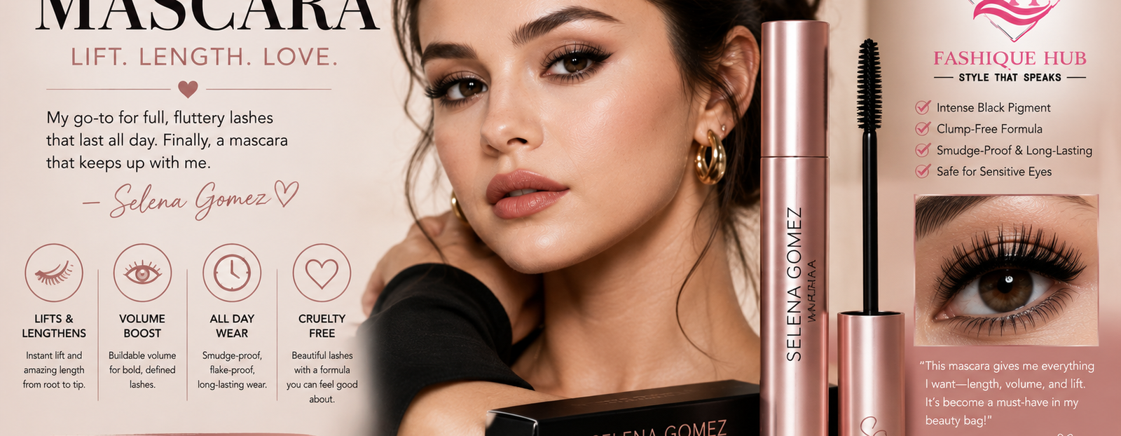 Selena Gomez Mascara