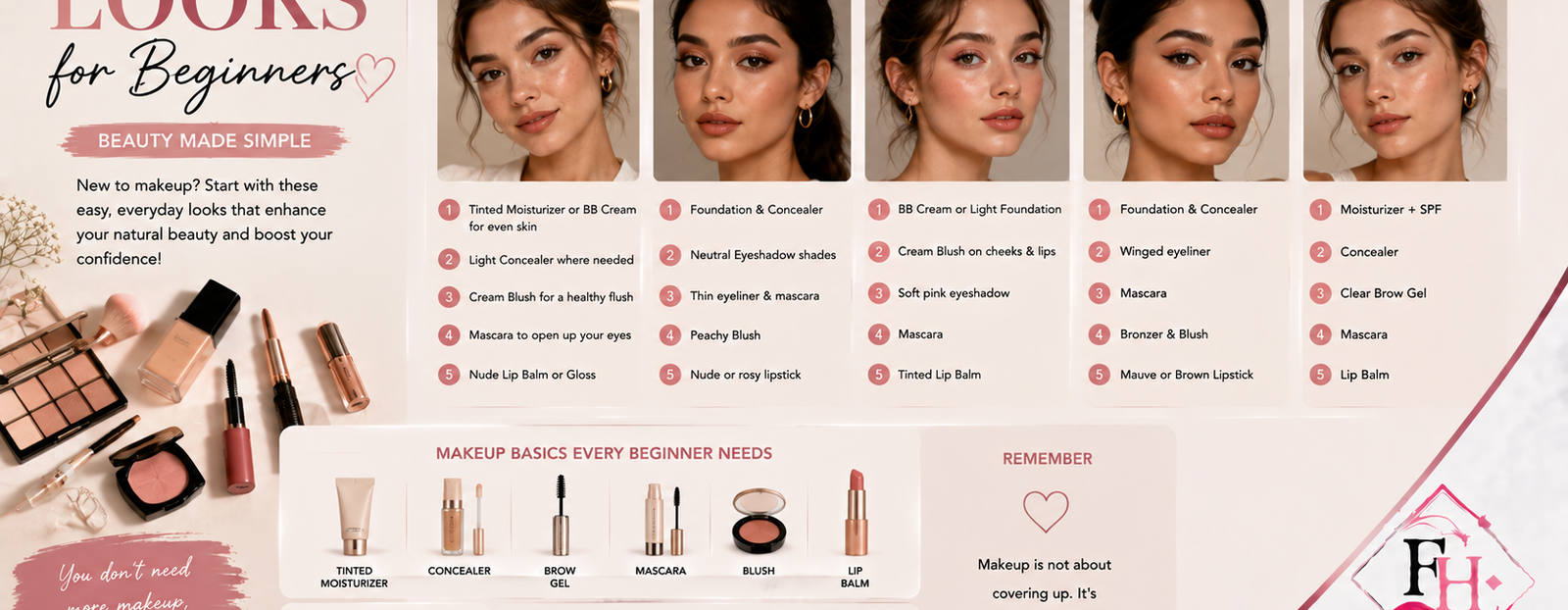 makeup looks for beginners