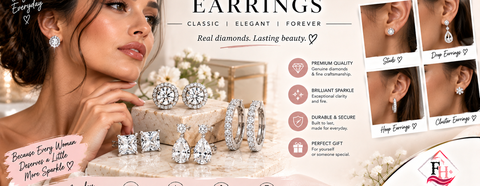 Diamond Earrings