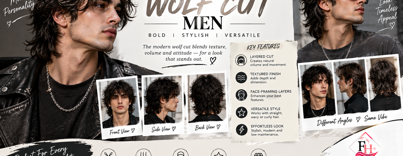 Modern Wolf Cut Men