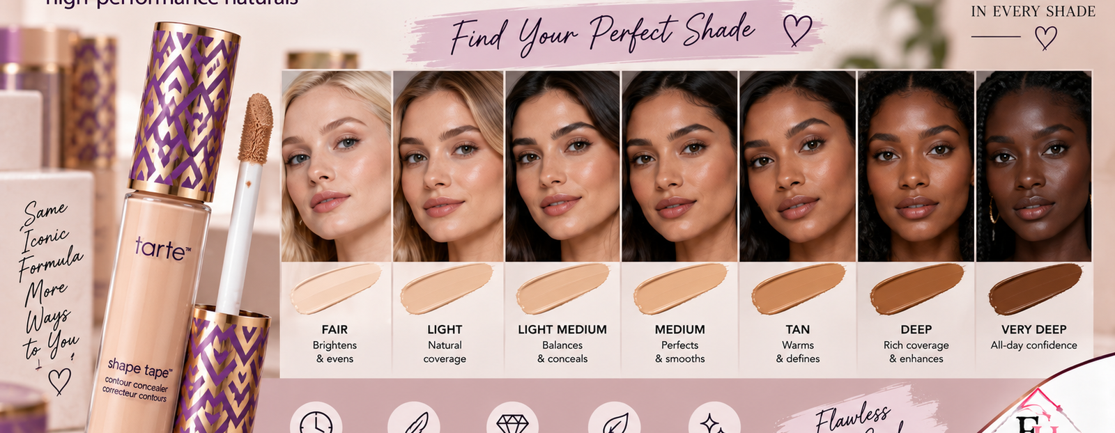 Tarte Shape Tape Concealer Shades
